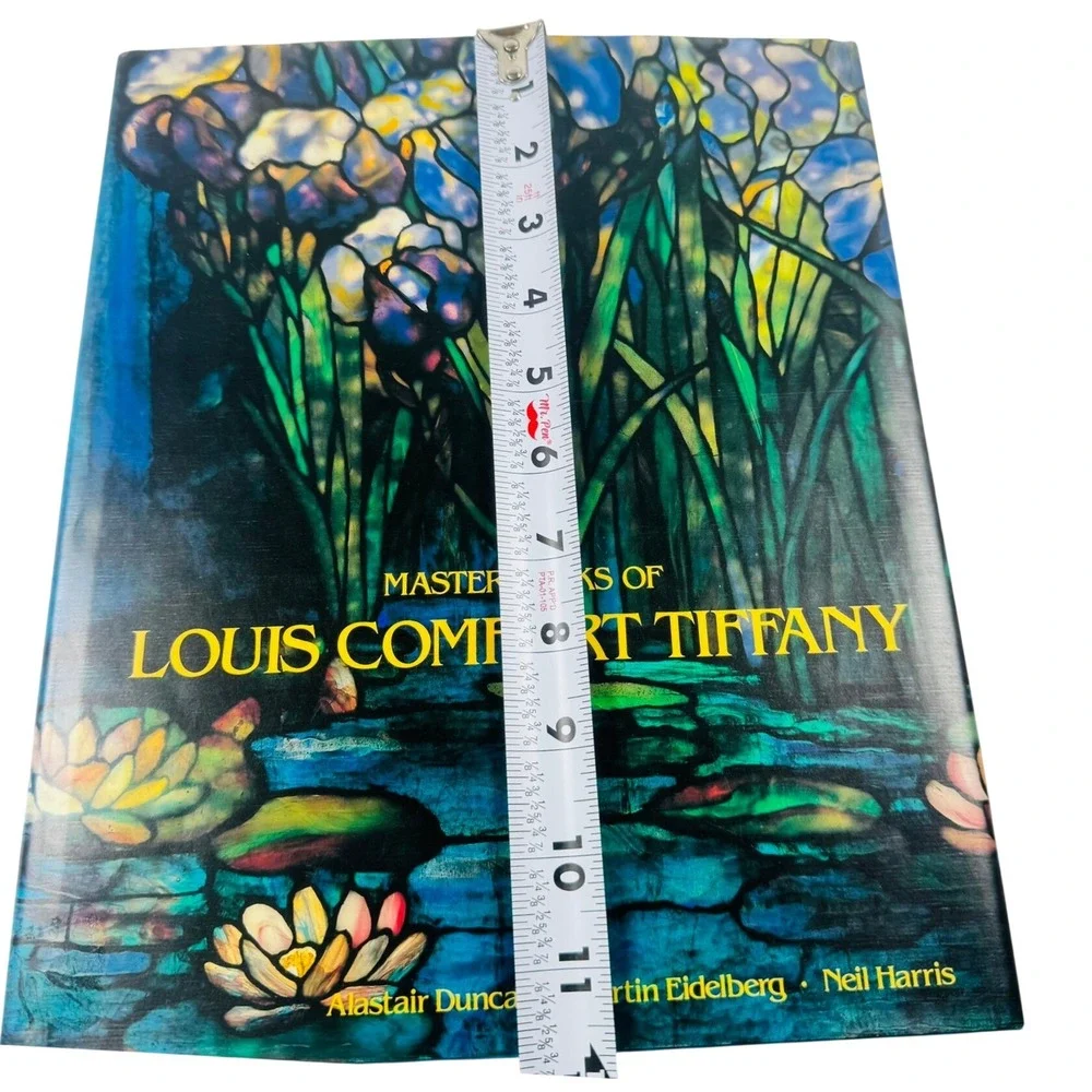 Masterworks of Louis Comfort Tiffany Hardcover Book '89 Art Nouveau Coffee Table